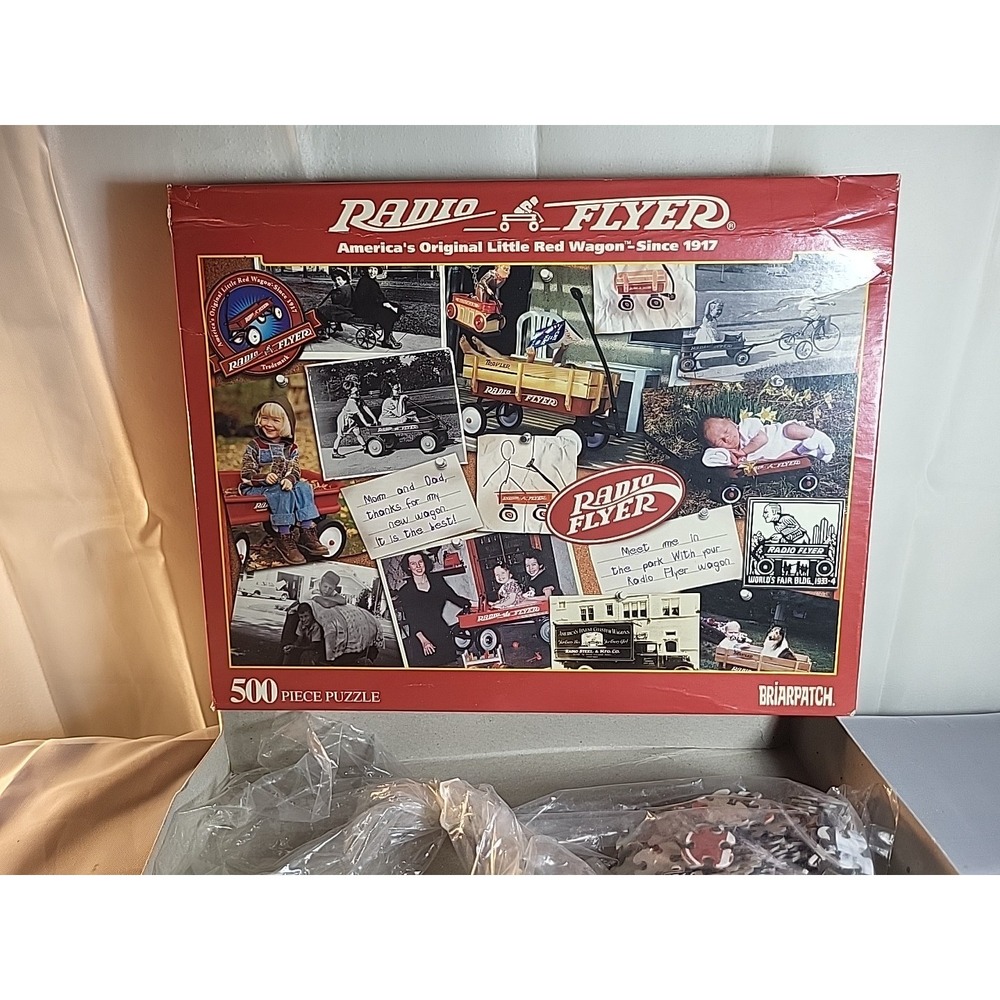 Iconic Radio Flyer 500-Piece Puzzle - A Nostalgic Challenge!